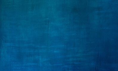 Blue painting wall grunge background texture