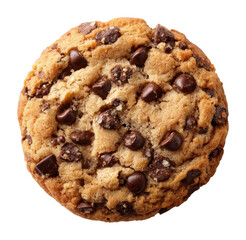 Baking delicious chocolate chip cookies home kitchen food warm atmosphere view isolated on transparent background