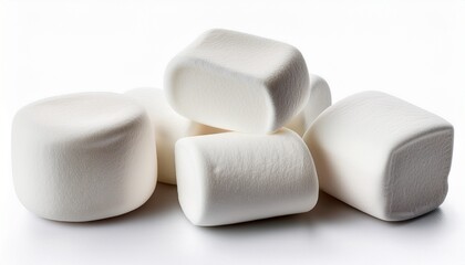 marshmallow isolated on a white background
