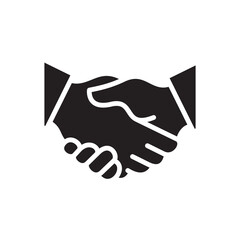 Handshake Icon In Trendy Design Vector Eps 10