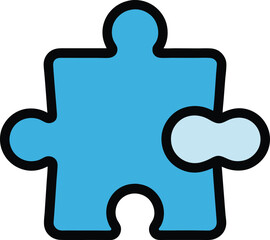 Obraz premium Puzzle Piece icon vector