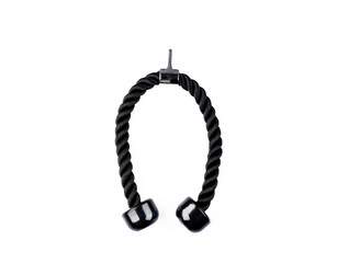 Fitness equipment, rope used to develop triceps

