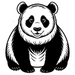 panda bear vector