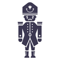 toy soldier line icon. Vector illustration