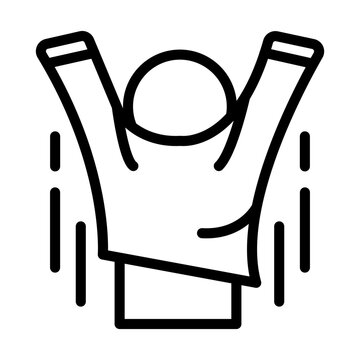 GettingDressed line icon
