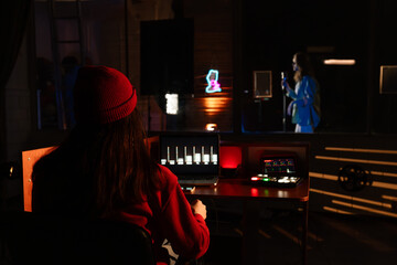 Recording Session Highlighting the Creative Process in Studio