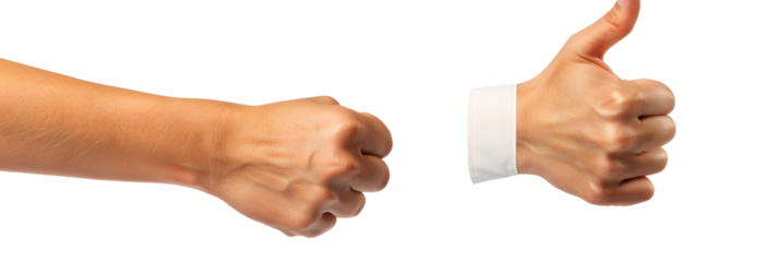 A hand showing a thumbs-up, symbolizing encouragement, agreement, and a positive attitude.