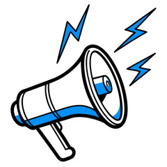 megaphone icon vector