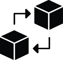 bitcoin transaction icon Simple outline vector 