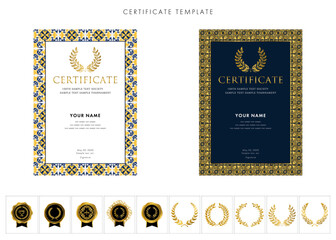 賞状２８５　certificate　award　表彰状　celebration