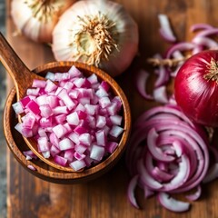 onions and garlic