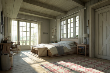 interior of a bedroom