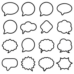 Collection of Speech Bubbles