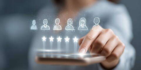 Evaluating customer experiences through smartphone application in a modern office environment