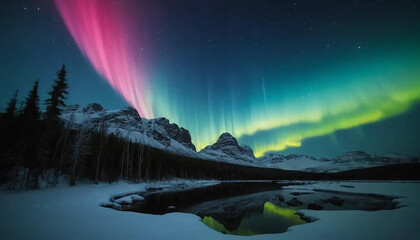 Phantom auroras shimmering around invisible moons, veils of forgotten color bending around silence