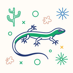 chameleon on a branch