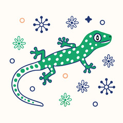 chameleon on a branch