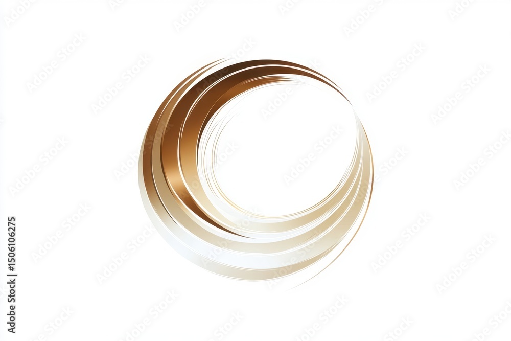 Aufkleber colorful abstract swirl design showcasing a blend of warm and cool tones creating a dynamic, flowing