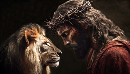 LION OF JUDAH, KING, SAVIOR, POWERFULL AND LOVED	