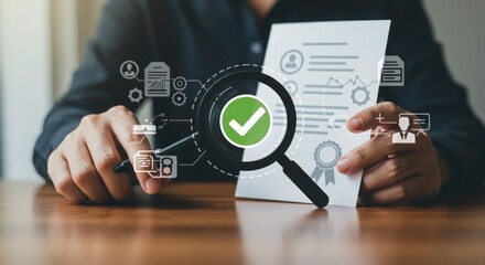 Magnifying compliance Quality control check