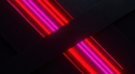 Radiant crossed beams illuminate darkness