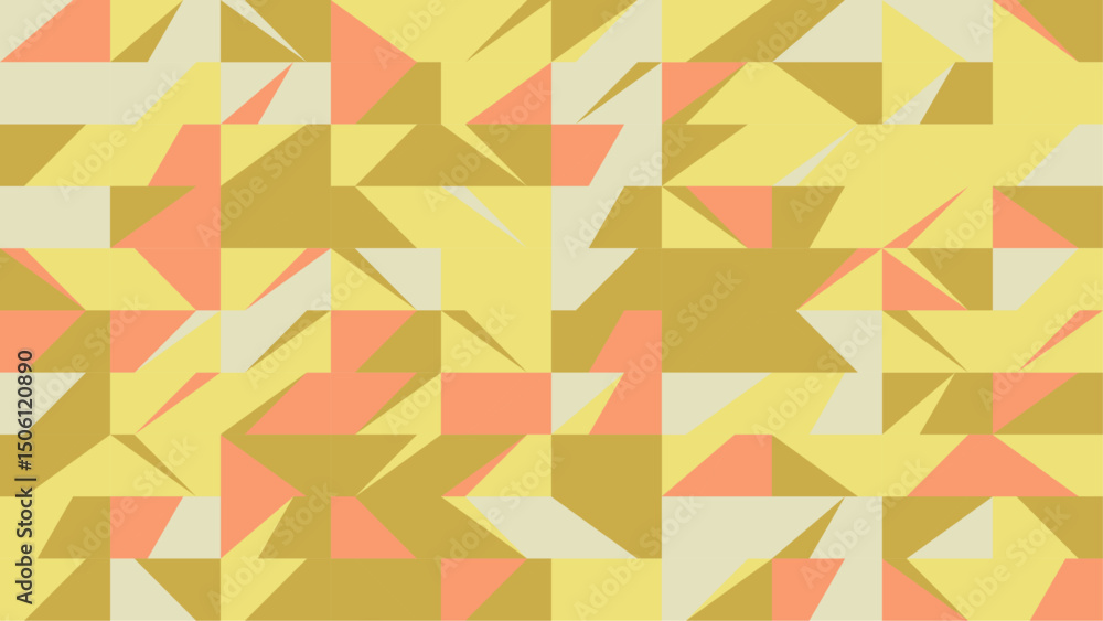 Poster seamless geometric pattern with triangle . abstract geometric background