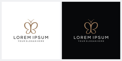 initial letter BB butterfly logo design template © ZRpro