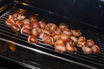 Receta paso a paso, confitura de casta&ntilde;as asadas