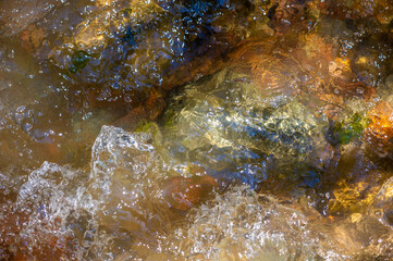 Feel the soothing sound of a mountain stream. Connect with nature and find inner peace. Let the flowing water fill you with energy and rejuvenate your spirit.