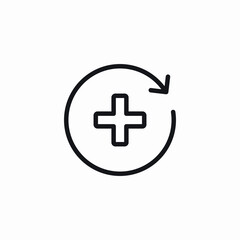 medical insurance icon sign vector