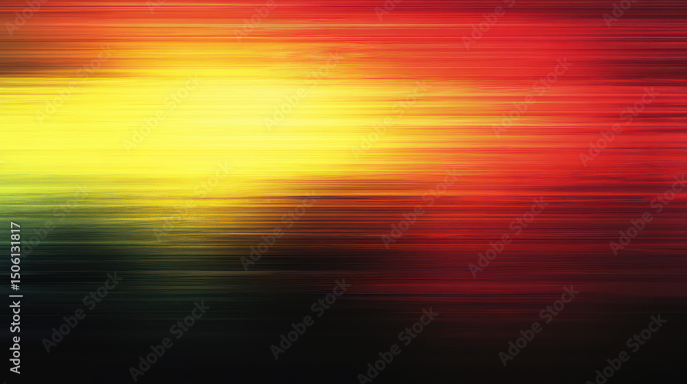 Poster dynamic spectrum: a mesmerizing display of vivid, horizontal streaks of color creates an abstract sy