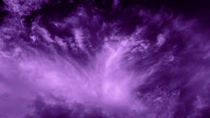 deep purple Sky Dramatic Clouds and Atmospheric Beauty