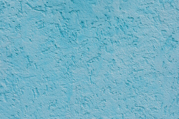 Sky-Blue Stucco Wall Texture