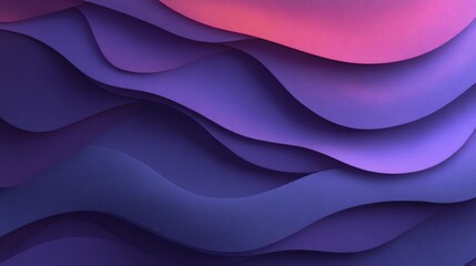 Layered waves of purple hues blend in a mesmerizing gradient, creating a soothing and elegant visual experience.