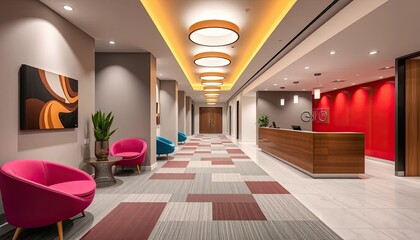 Modern Office Lobby Interior Design