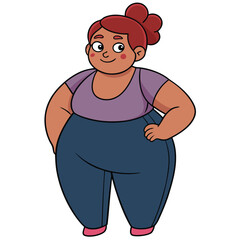 Body Fat Layers in Human Anatomy – Health and Wellness Concept