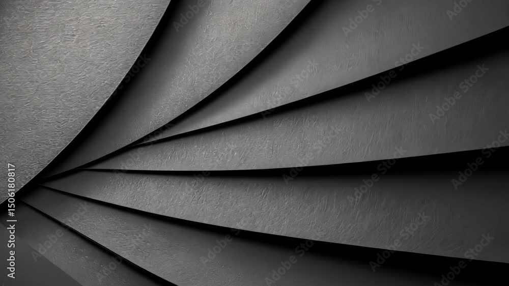 Poster abstract dark grey layers: a captivating image featuring an abstract arrangement of dark grey layers