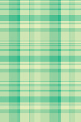 Vibrant mint green and pale yellow plaid pattern.  Perfect for textile design, website backgrounds, or crafting projects. This seamless texture evokes freshness, spring, and a sense of calm.