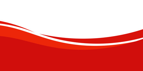 Vector red line background curve element with white space for text and message design, overlapping layers, vector eps 10