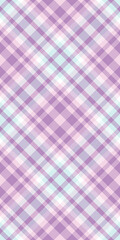Spring plaid pattern tartan, layer background vector fabric. Continuity check texture seamless textile in light and purple colors.