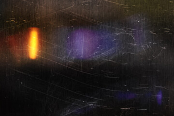 Abstract film texture background with grain, dust and light leaks. Vintage backdrop design, overlay...