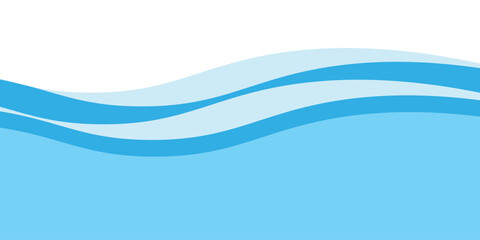 Blue and white business wave banner background. vector