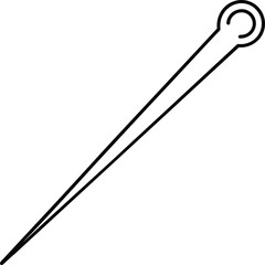 Straight Pin Icon Sewing Needle Craft