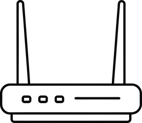 Wireless Router Icon, Internet, Wifi, Network