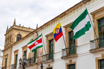 Tunja, Boyaca - Colombia. May 8, 2025. Palace of the Torre, headquarters of the departmental...
