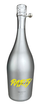 Bottle of Party prosecco by Vera Wang.