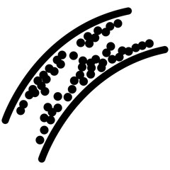 Cholesterol Icon – Lipid and Heart Health Symbol for Medical Monitoring, Diet, and Cardiovascular Care