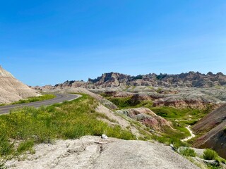 landscape of the mountains