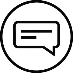 Speech Bubble Icon Communication Chat Message