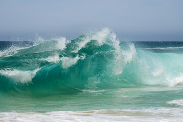 Powerful wave, baja california sur, mexico
